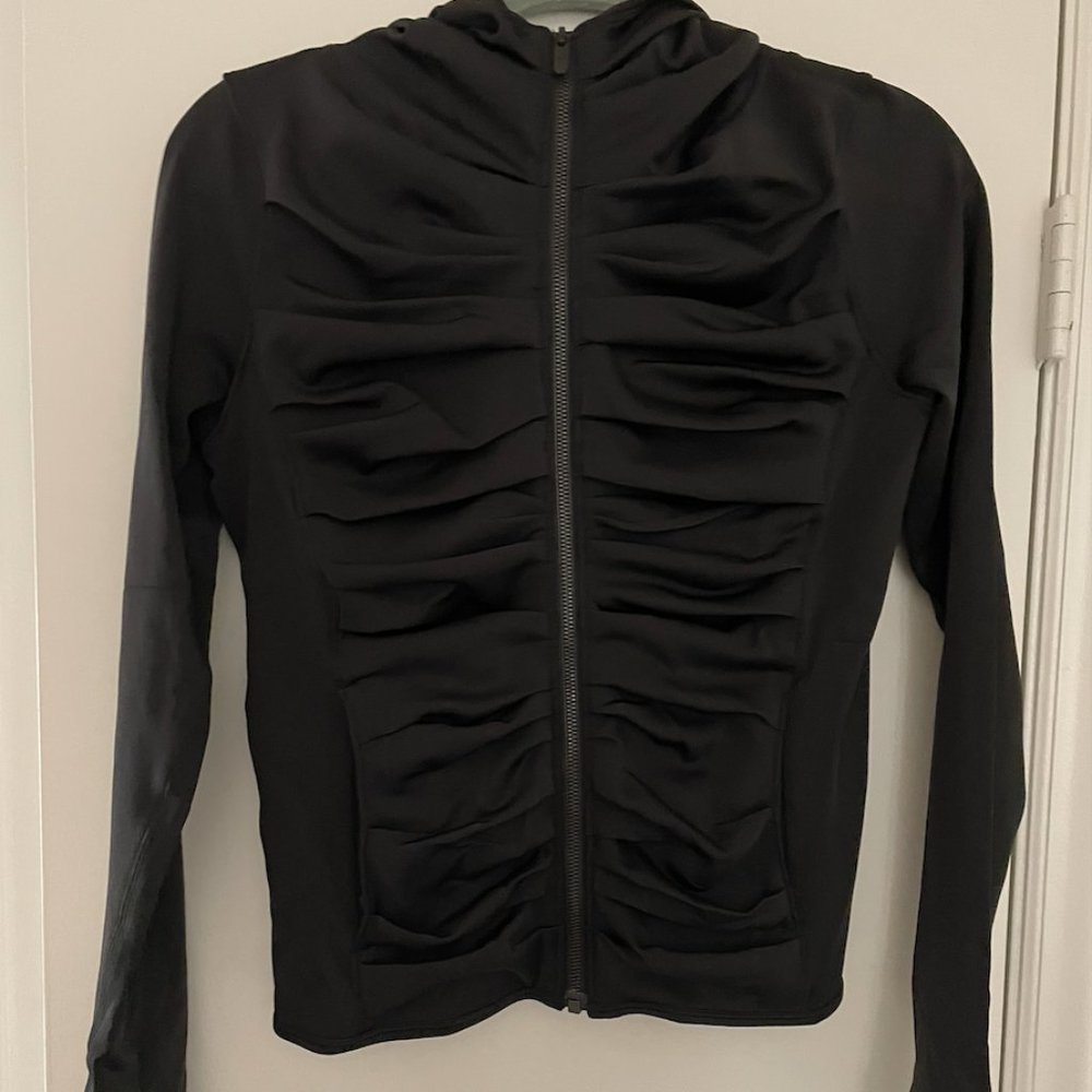 lululemon ruched zip up hoodie size 6